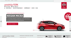 Desktop Screenshot of nissan-maribor.com