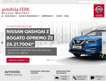 Tablet Screenshot of nissan-maribor.com